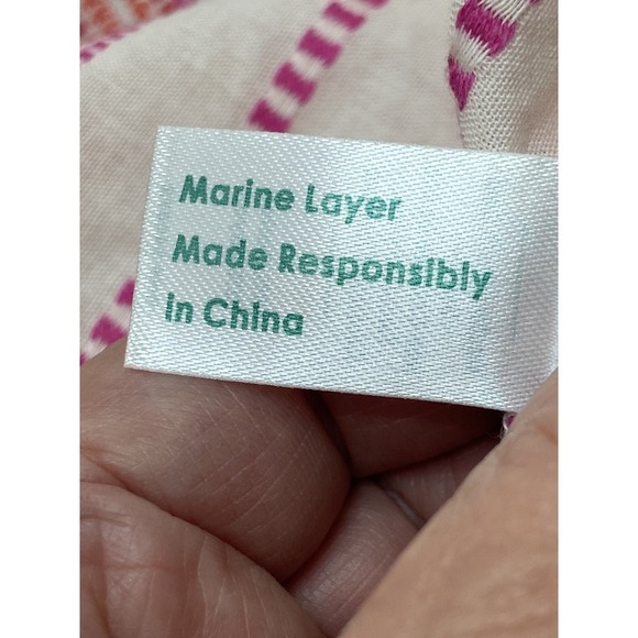 Marine Layer Dress Womens XL Striped Summer Tiered Maxi Sleeveless Casual‎ 2024 - Picture 14 of 16